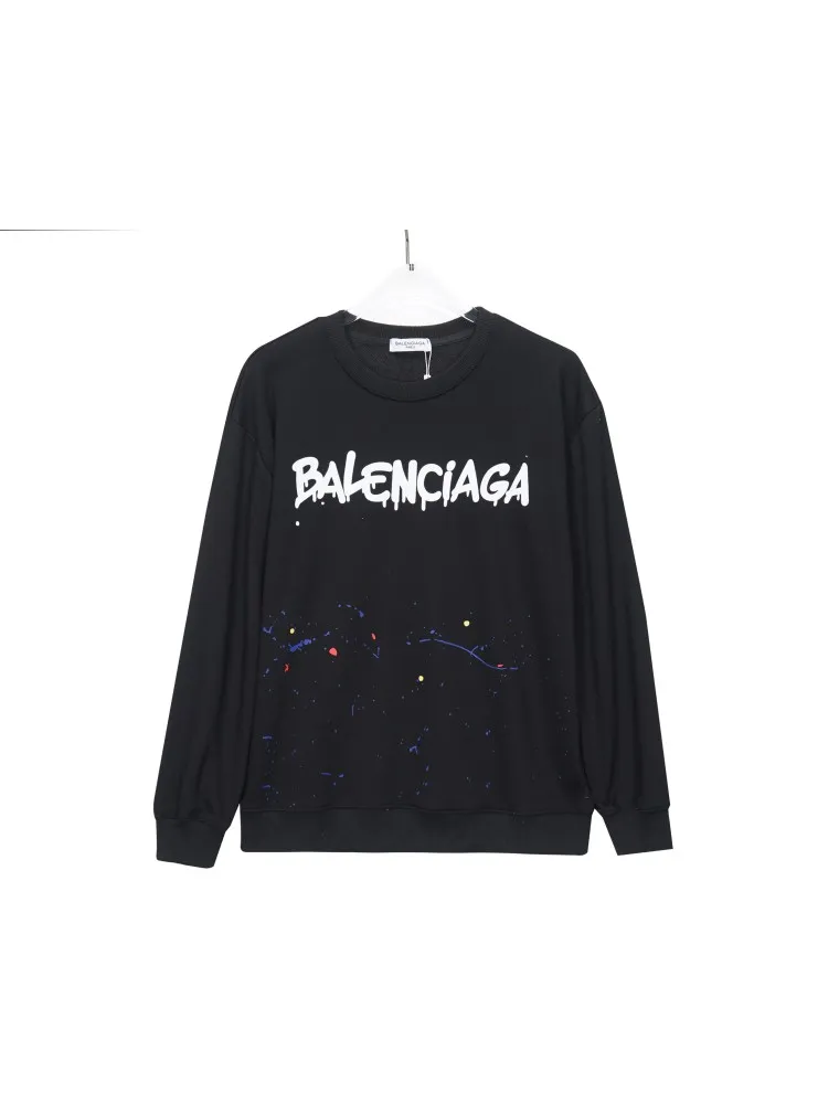 Balenciaga Sudadera Pintada Black