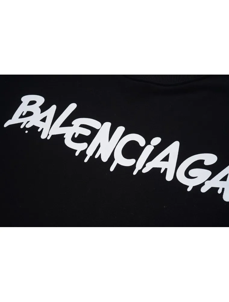 Balenciaga Sudadera Pintada Black