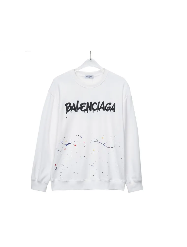 Balenciaga Sudadera Pintada White