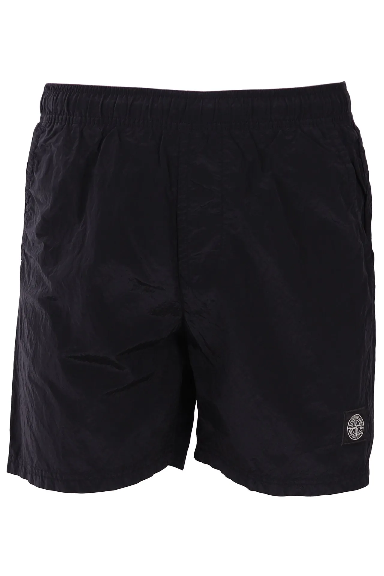 Bañador Stone Island negro con parche