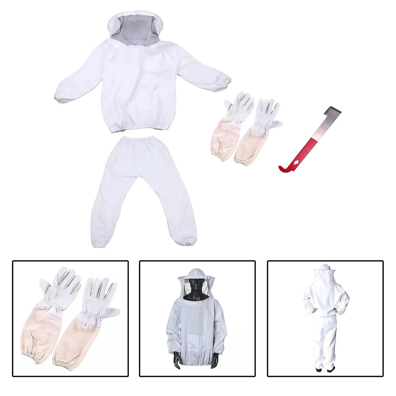 Bee Suit Cotton Protective Equipment Beekeeper Costume Bee Keepers Suit