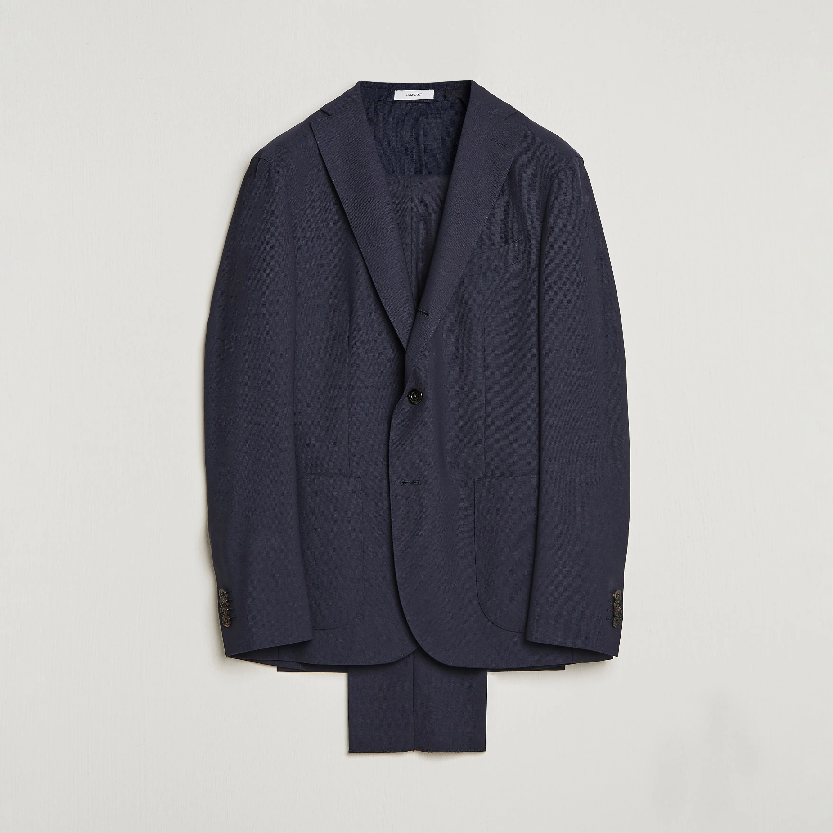 Boglioli K Jacket Wool Suit Navy