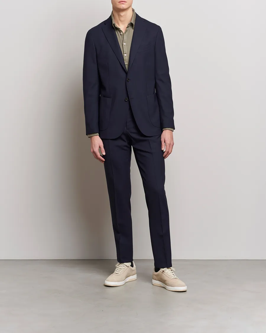 Boglioli K Jacket Wool Suit Navy