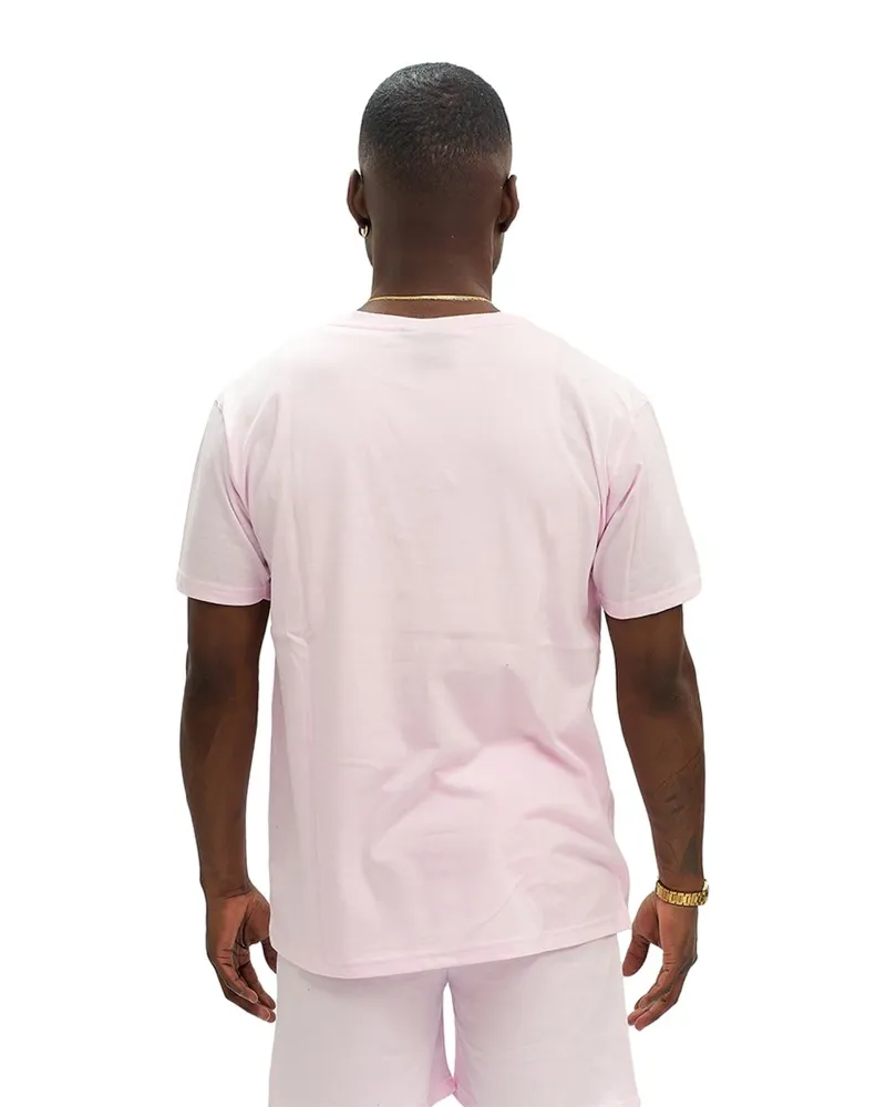 CAMISETA AREA ZERO ROSA/NEGRA CHICAGO SNEAKERS BIG FACE TEE