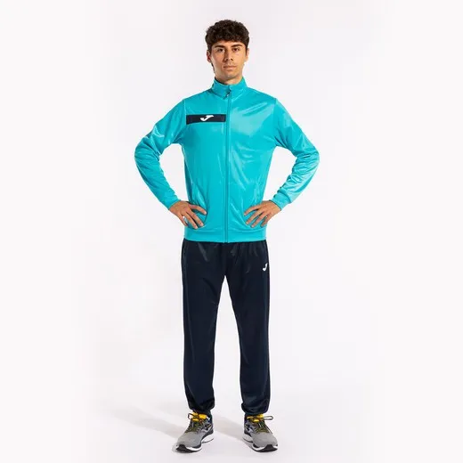 Columbus Tracksuit Fluor Turquoise-Navy