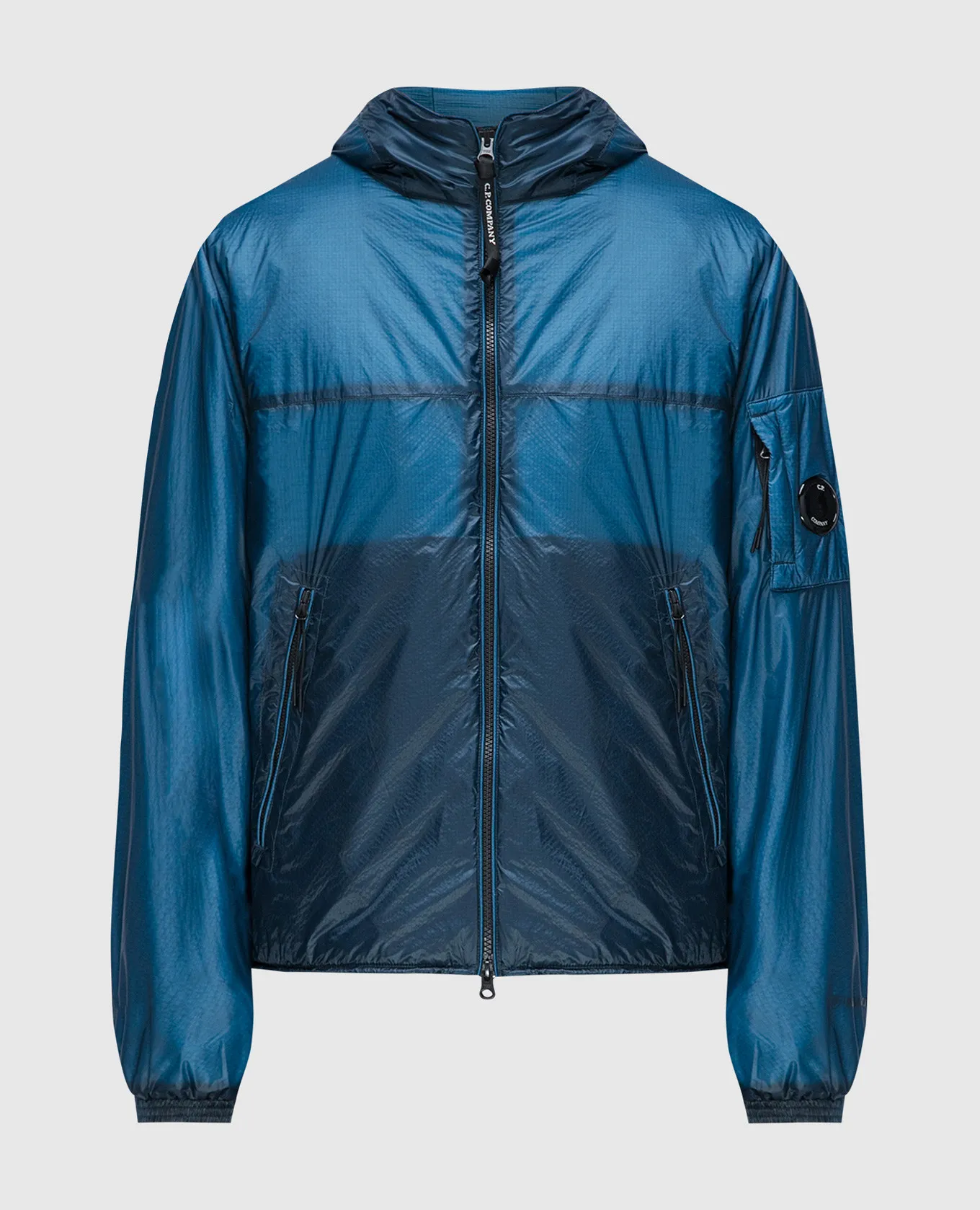 C.P. Company Blue Nada Shell Logo Jacket