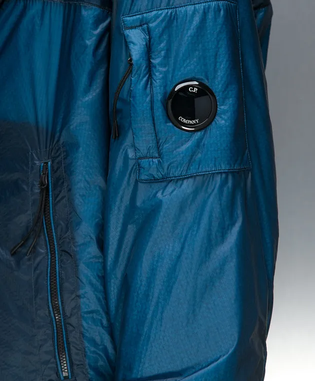 C.P. Company Blue Nada Shell Logo Jacket