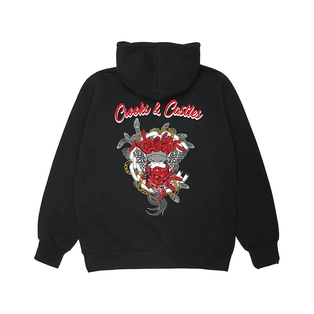 Crooks & Castles Script Chain Medusa Tracksuit Black