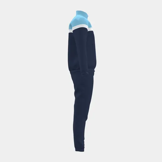 Danubio Tracksuit Navy Fluor Turquoise