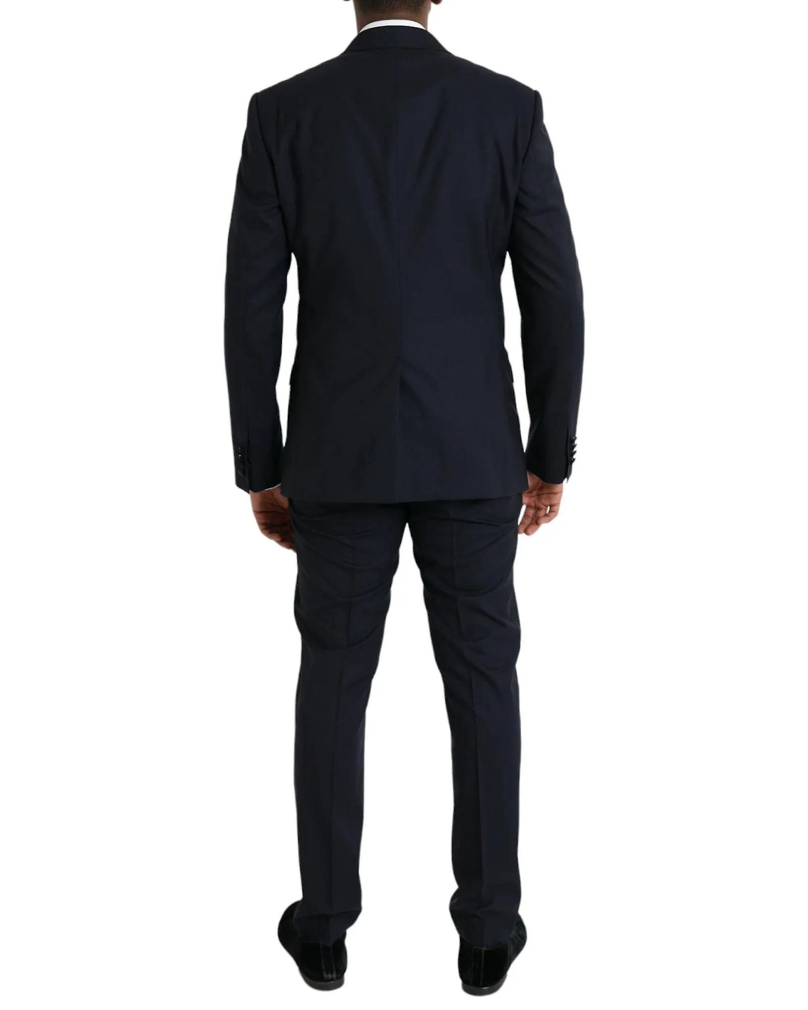 Dolce & Gabbana Dark  Wool Formal 3 Piece Suit