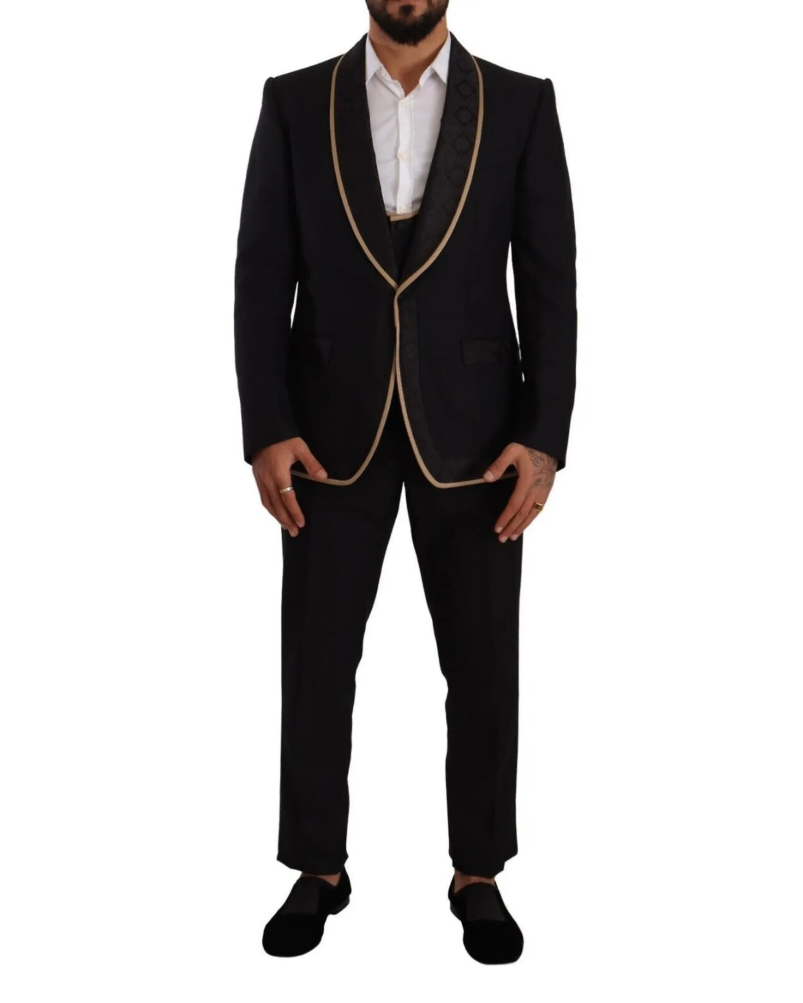 Dolce & Gabbana SICILIA Single Breasted 3 Piece Suit