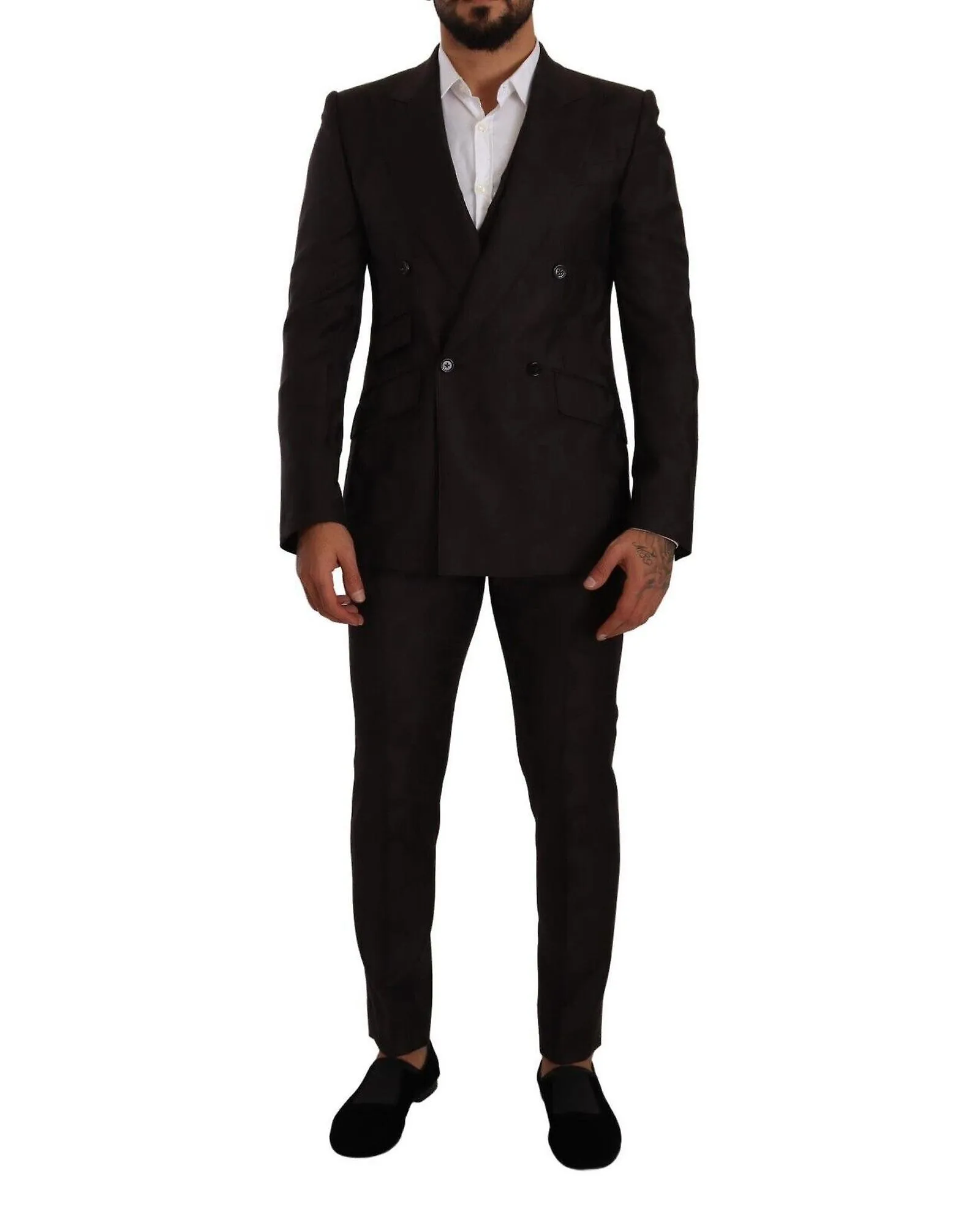 Dolce & Gabbana Sophisticated  Double Breasted Slim Suit