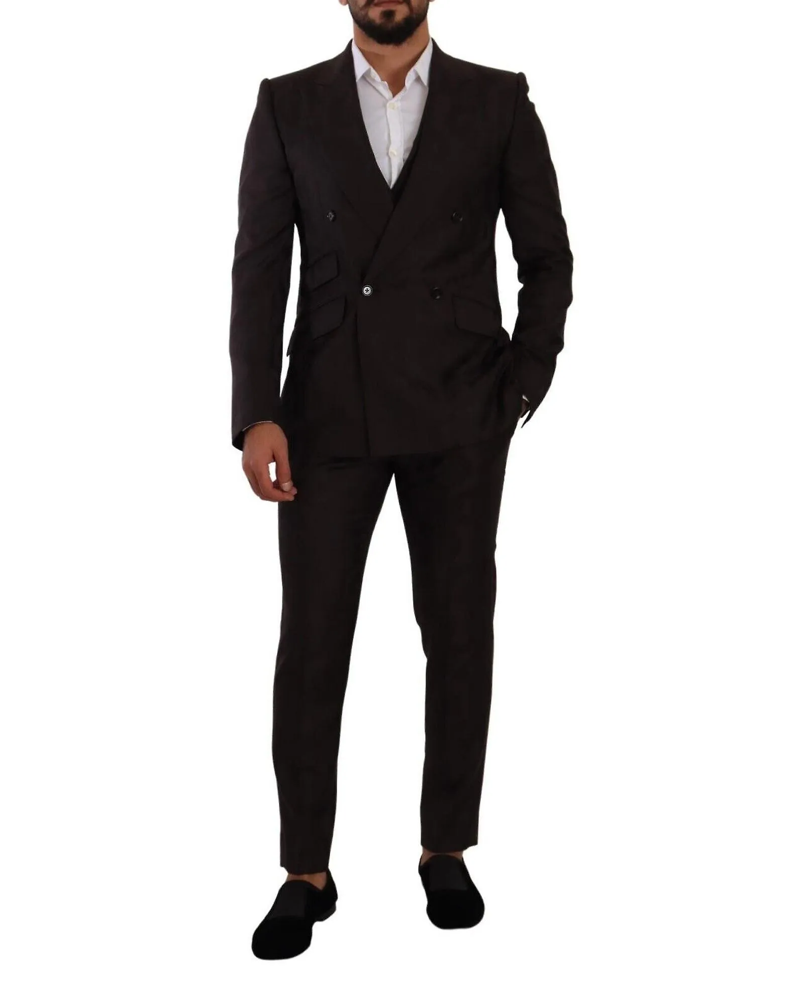 Dolce & Gabbana Sophisticated  Double Breasted Slim Suit