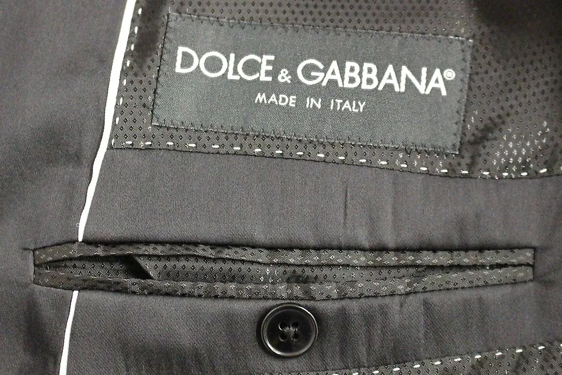 Dolce & Gabbana Striped Double Breasted Suit