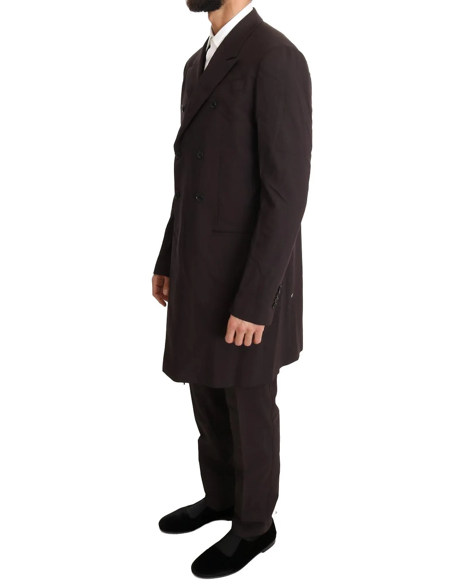 Dolce & Gabbana Wool Stretch Long 3 Piece Suit