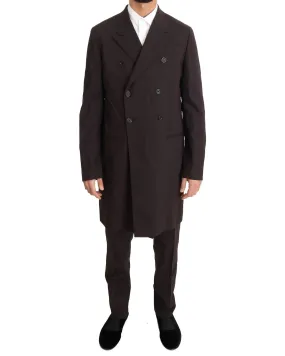 Dolce & Gabbana Wool Stretch Long 3 Piece Suit