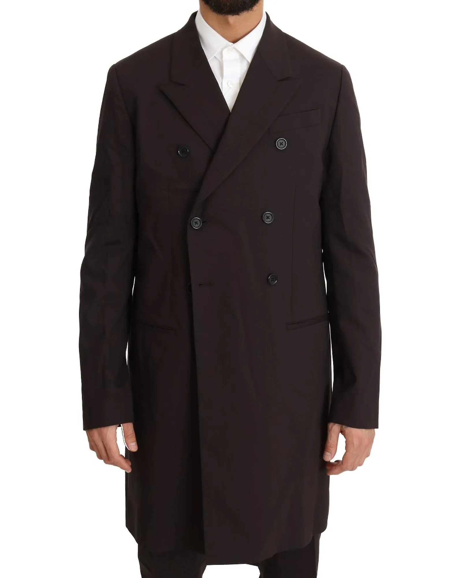 Dolce & Gabbana Wool Stretch Long 3 Piece Suit