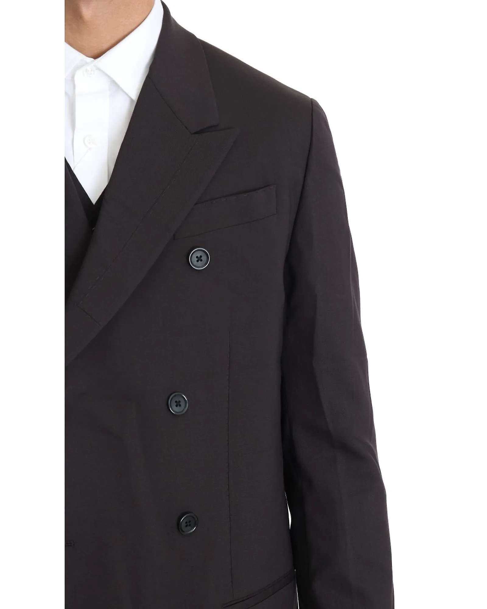 Dolce & Gabbana Wool Stretch Long 3 Piece Suit