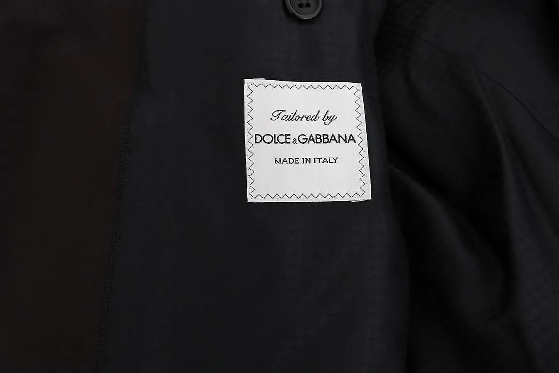 Dolce & Gabbana Wool Stretch Long 3 Piece Suit