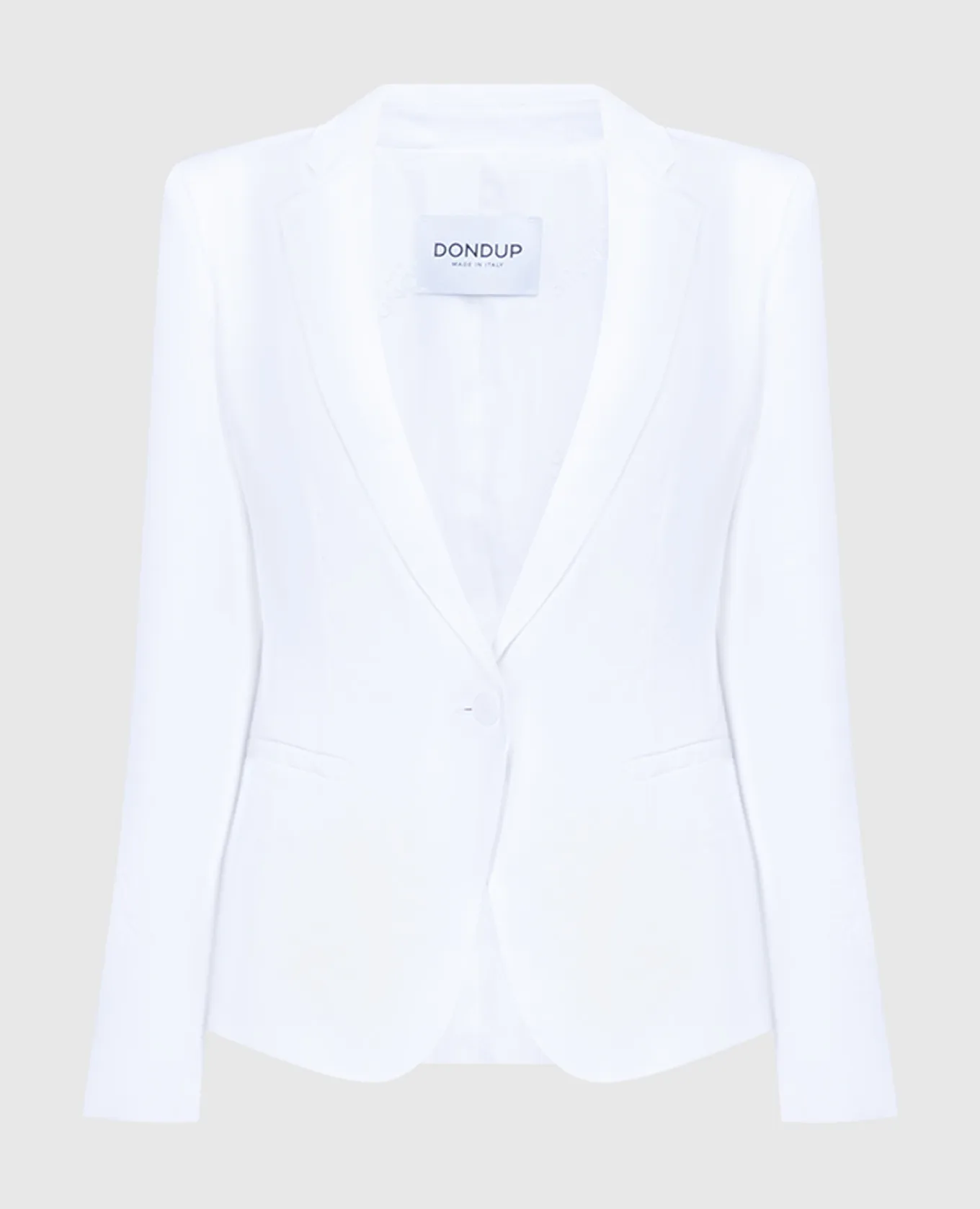 Dondup White jacket with linen