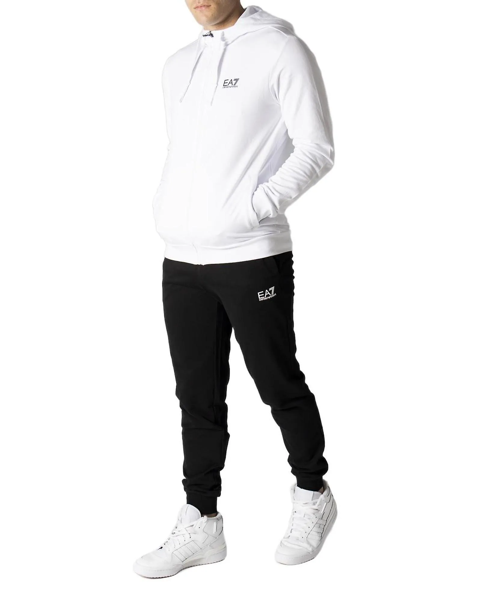 Ea7 Sporty Cotton Tracksuit with Zip