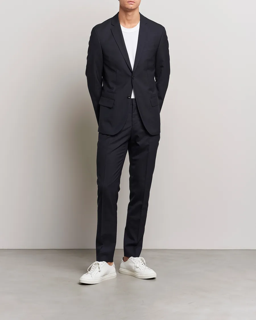 Filippa K Rick Cool Wool Suit Jacket Dark Navy