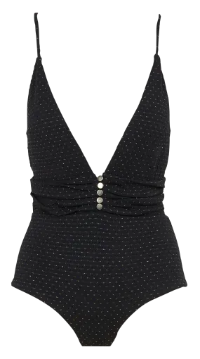 KHAVEN SASCHA - Bañador jacquard en negro