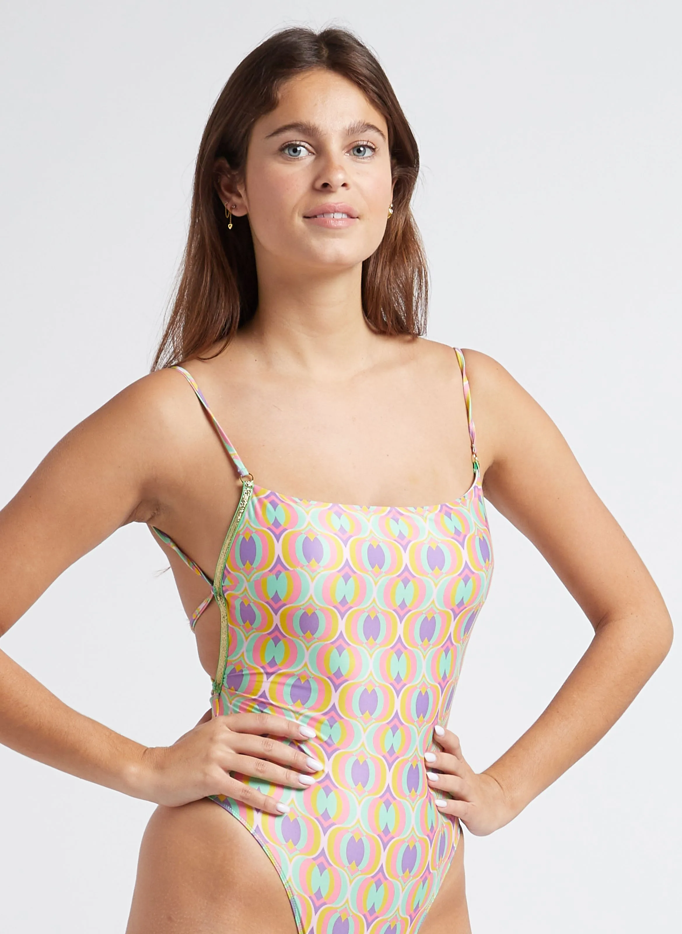 LA NOUVELLE CLAIRE - Bañador estampado en multicolor