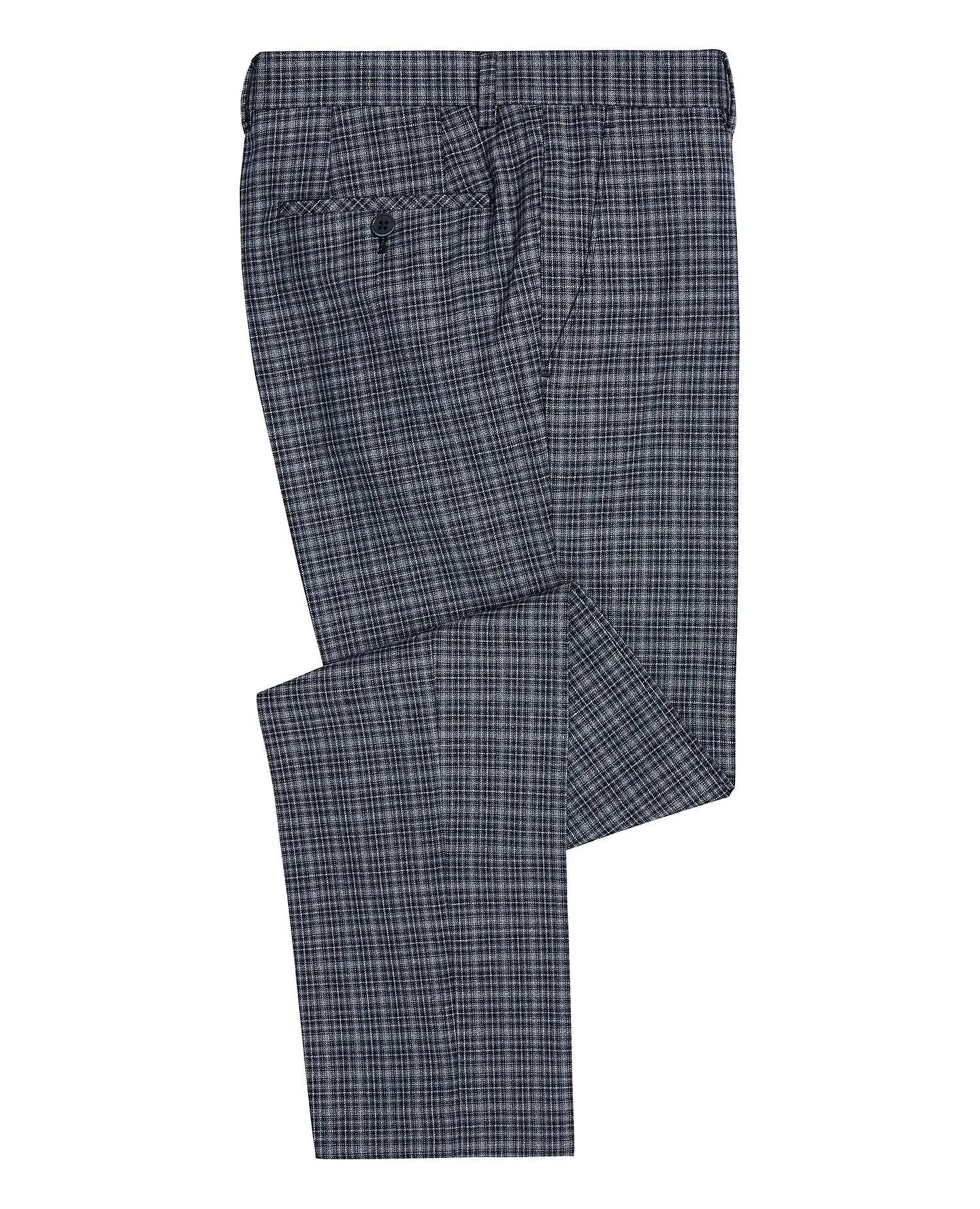 Lovati check suit trousersgrey 