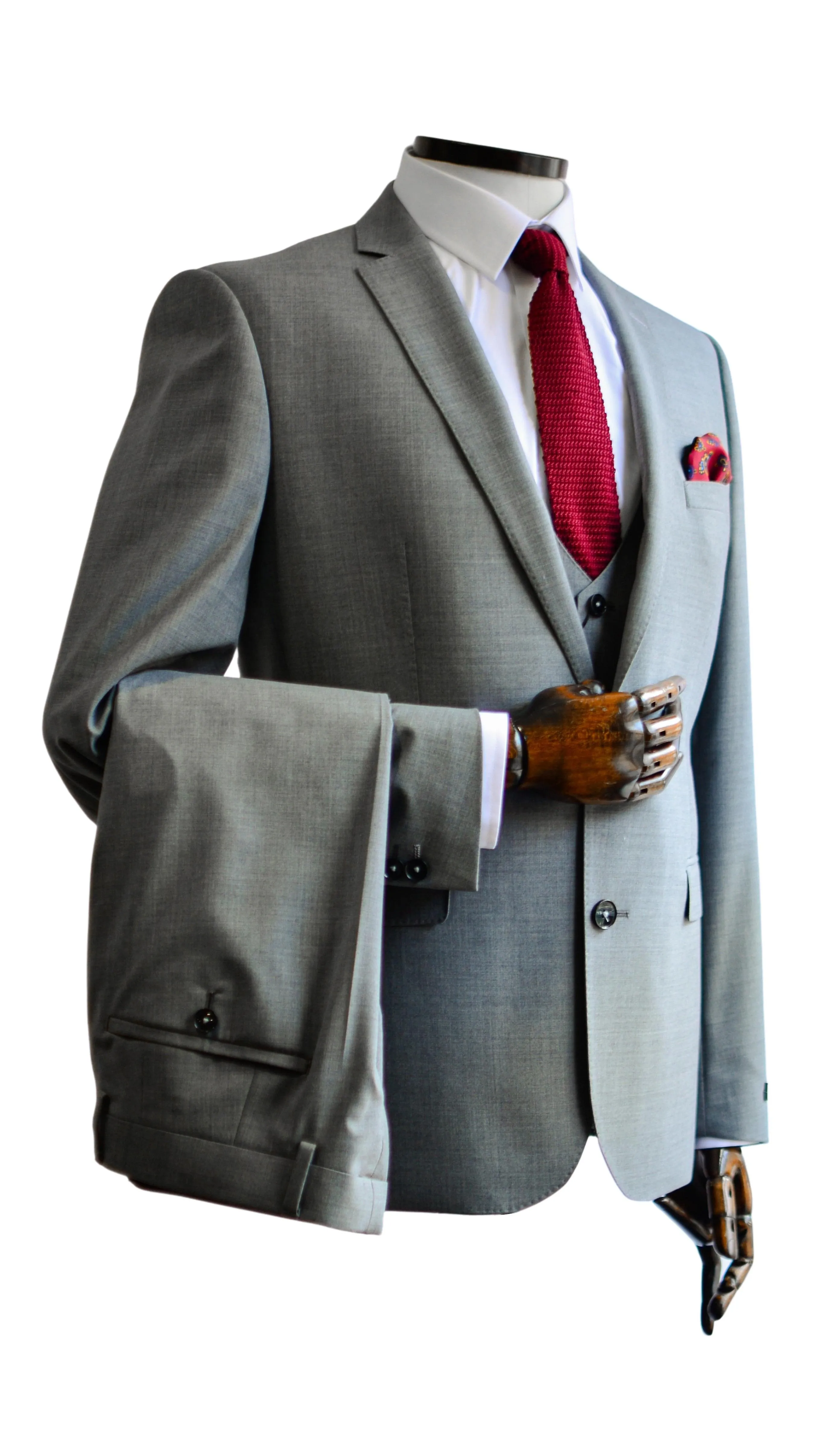 Luca suit waistcoatlight grey