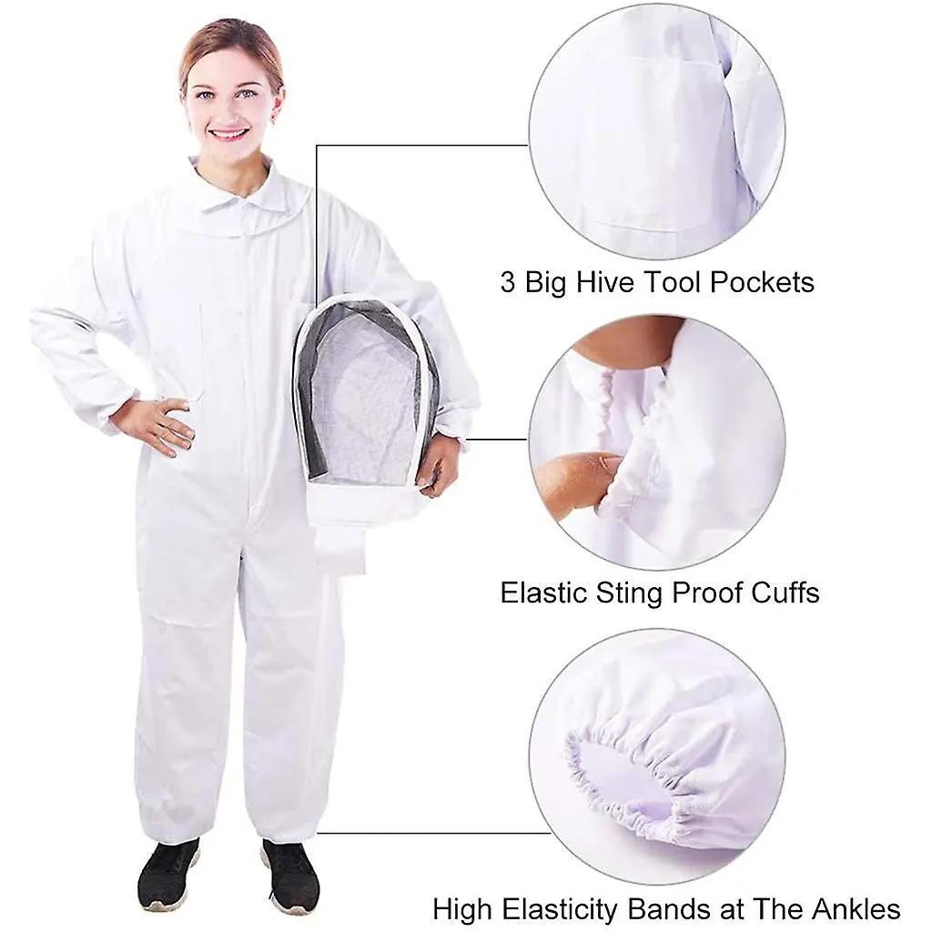 L/xl/xxl Size Breathable Soft Bee Suit For Beekeepers Beekeeping Utility Tool