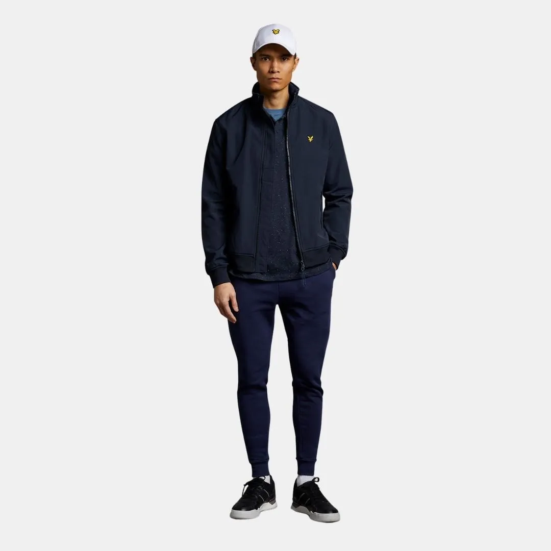 Lyle & Scott Fleece Lined Funnel Neck Jacket Dark Navy