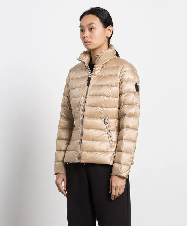 Mackage Davina beige quilted down jacket