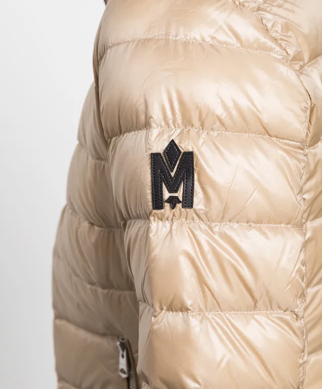 Mackage Davina beige quilted down jacket