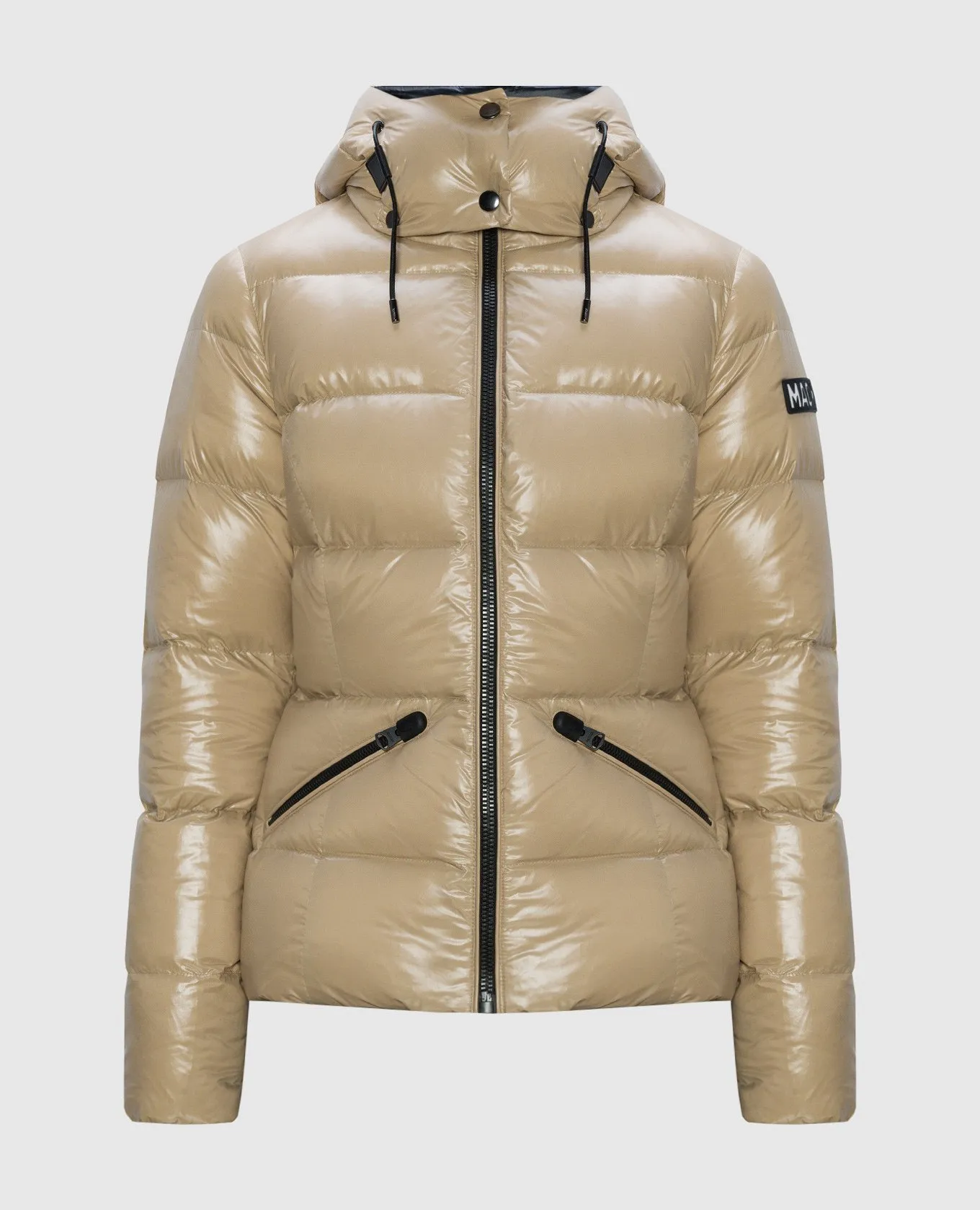 Mackage Madalyn-V beige down jacket