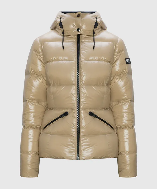 Mackage Madalyn-V beige down jacket