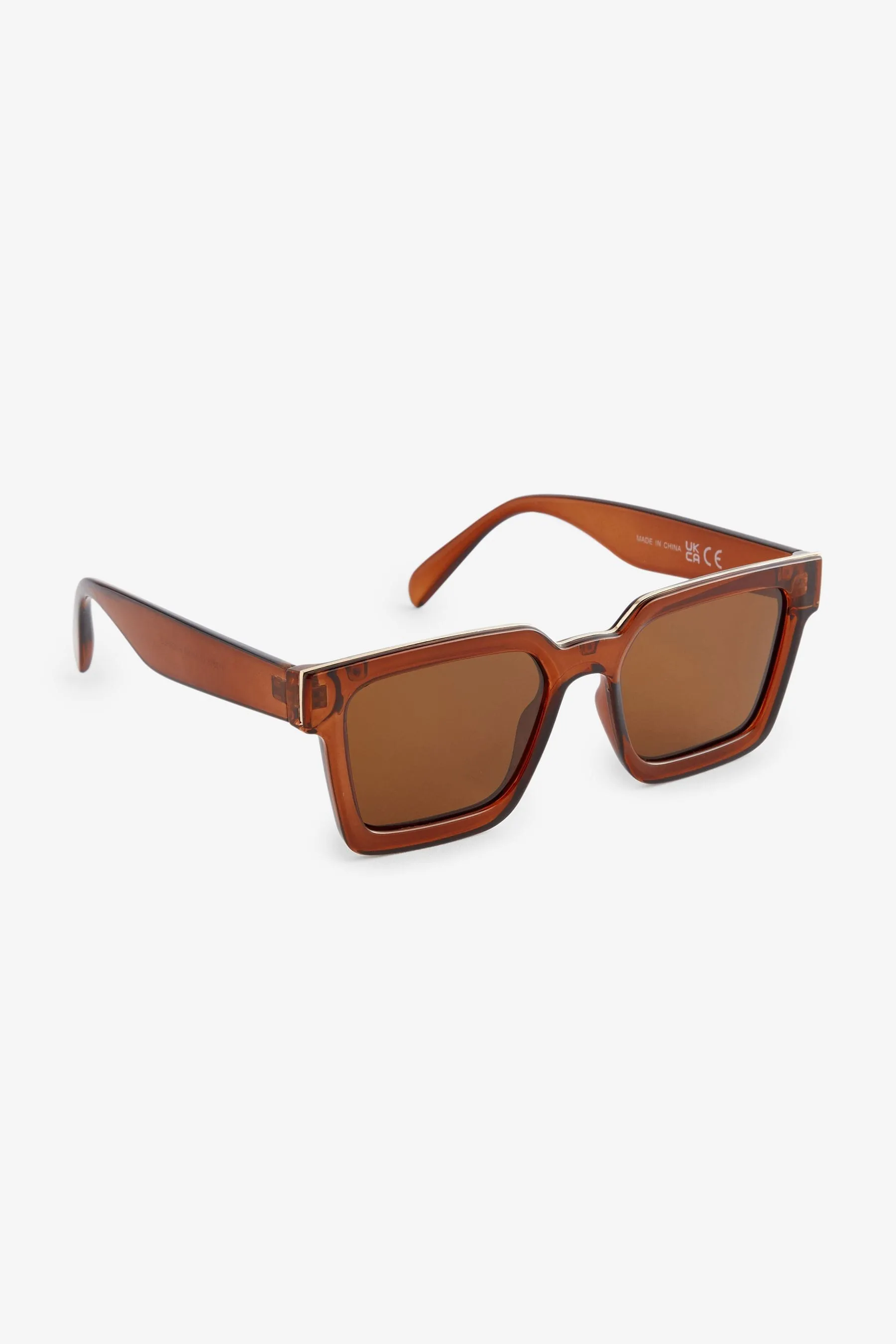 Marrón - Gafas de sol polarizadas Wayfarer