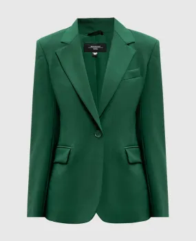 Max Mara Weekend Green wool LAMINE jacket