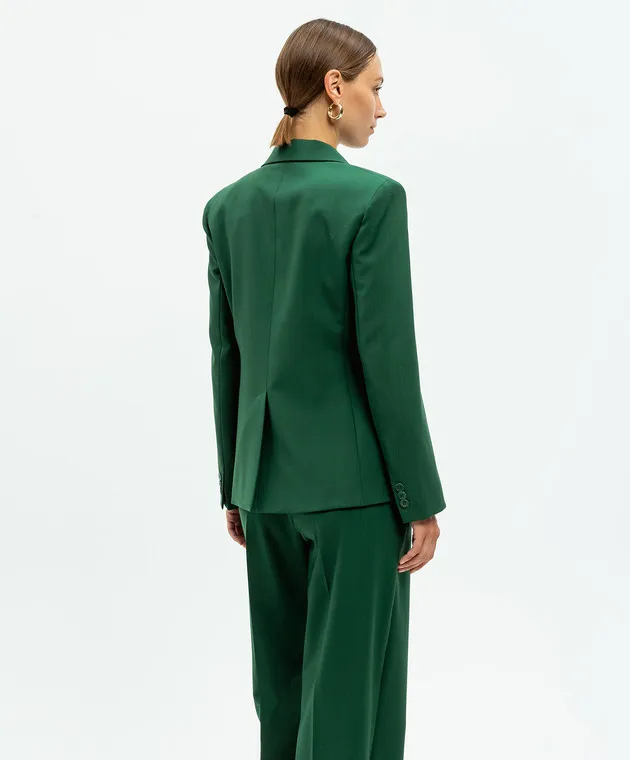 Max Mara Weekend Green wool LAMINE jacket