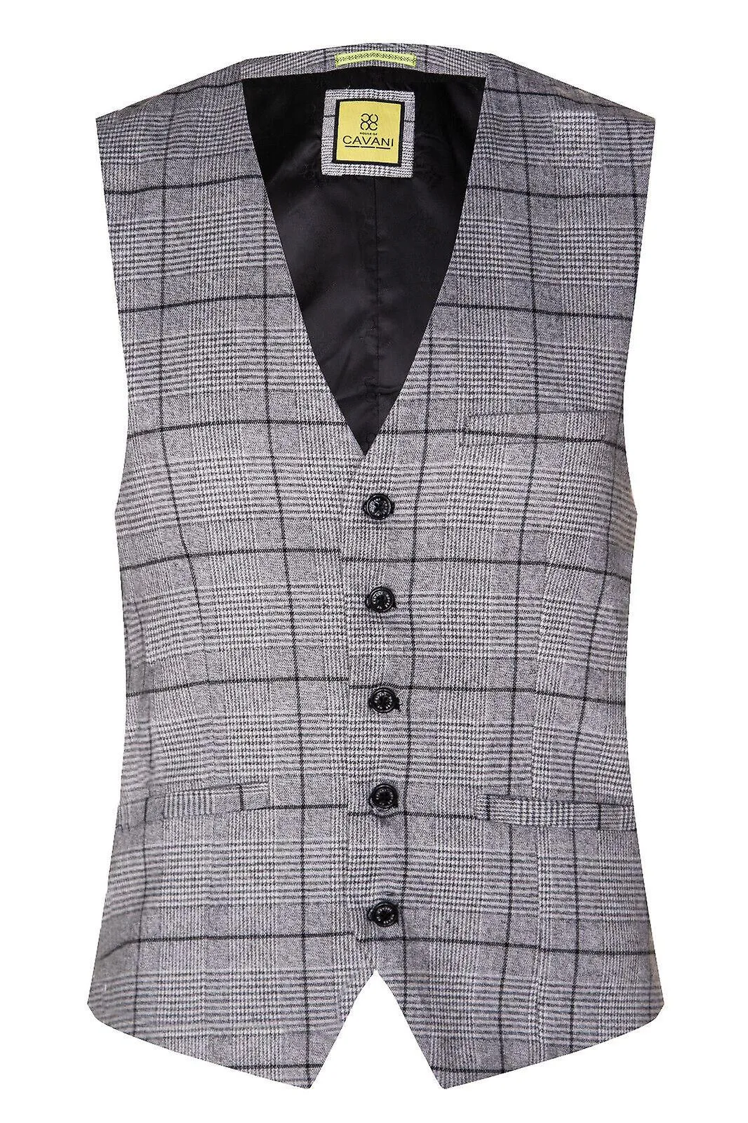 Mens 3 Piece Tweed Suit Grey Check Peaky Blinders 1920 Gatsby Wedding Suit