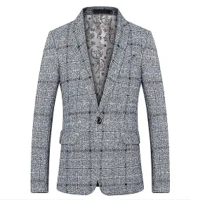 Mens Slim Fit Suit Single Breasted Vintage Suits