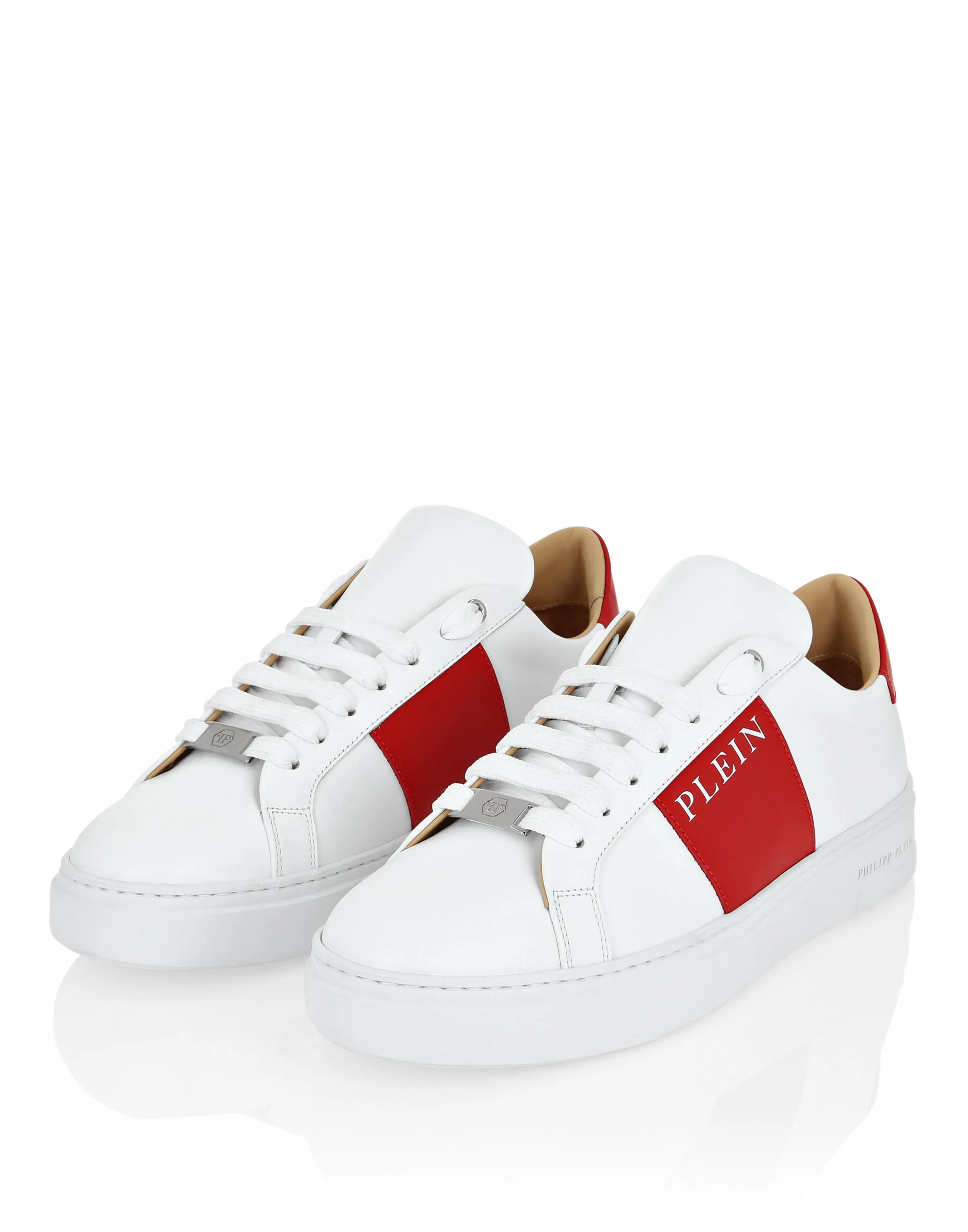 Nappa Leather Lo-Top Sneakers