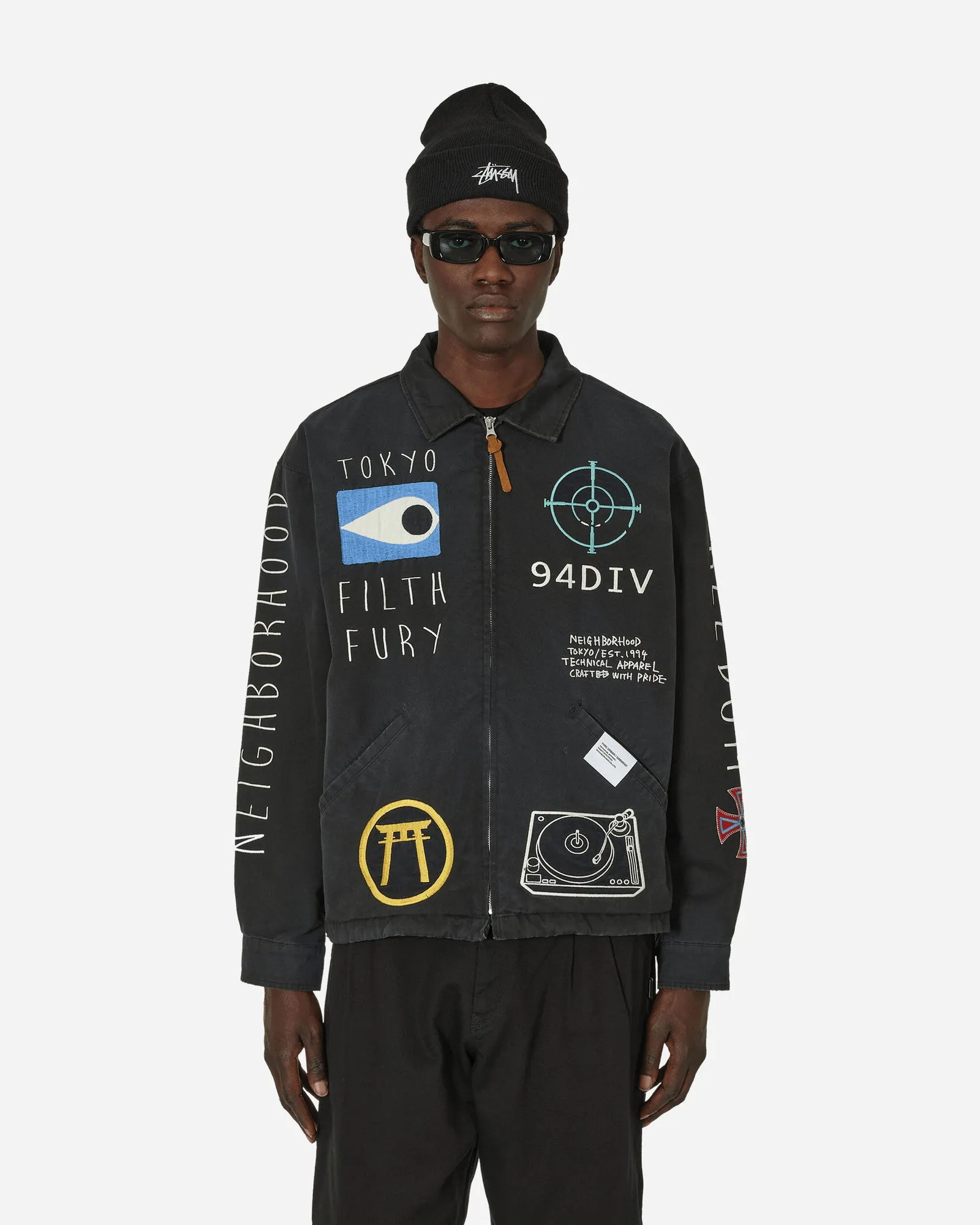 Neighborhood Savage Souvenir Jacket Black