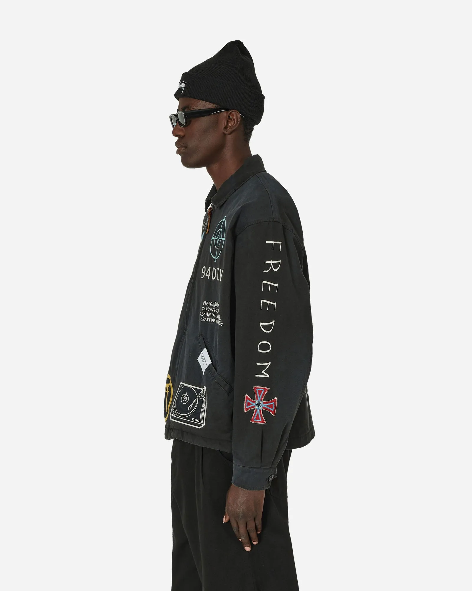 Neighborhood Savage Souvenir Jacket Black