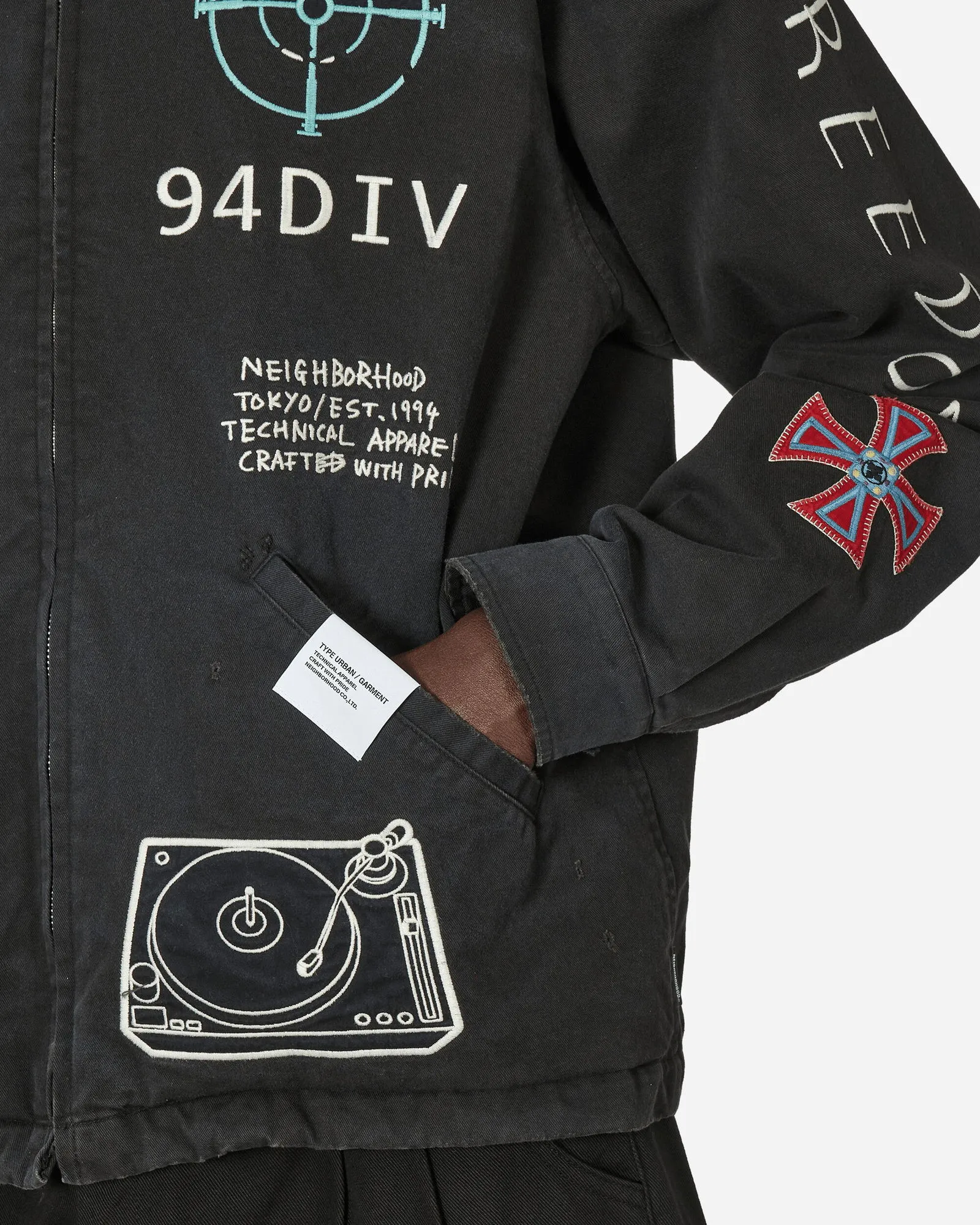 Neighborhood Savage Souvenir Jacket Black