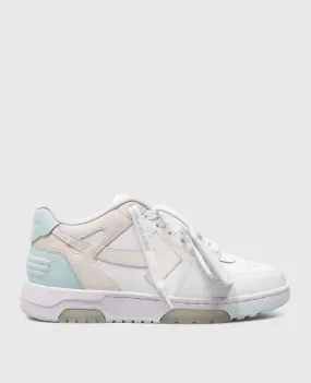 Off-White Out Of Office white leather sneakers with logo patch