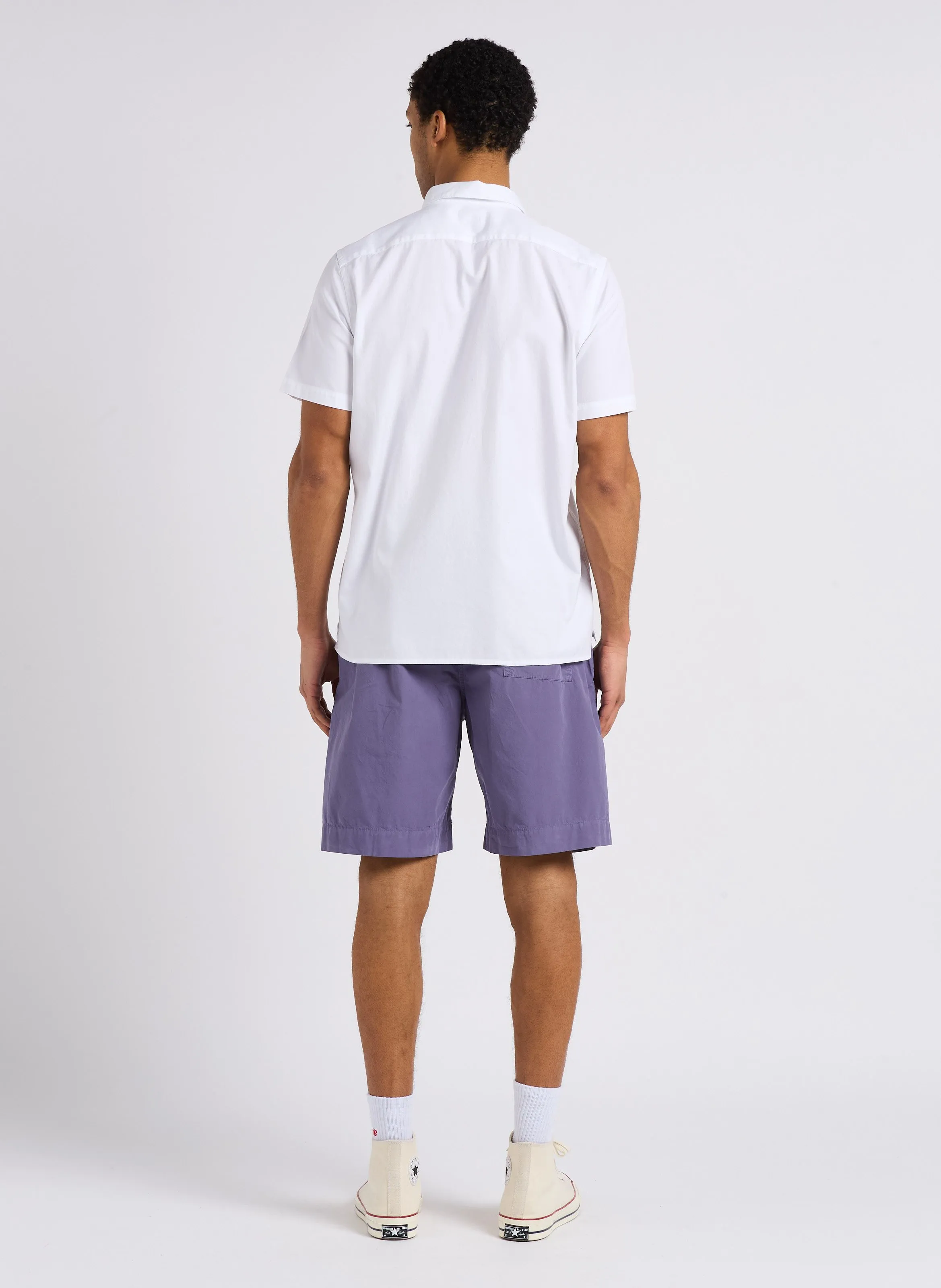 PAUL SMITH Bañador de algodón orgánico en violeta