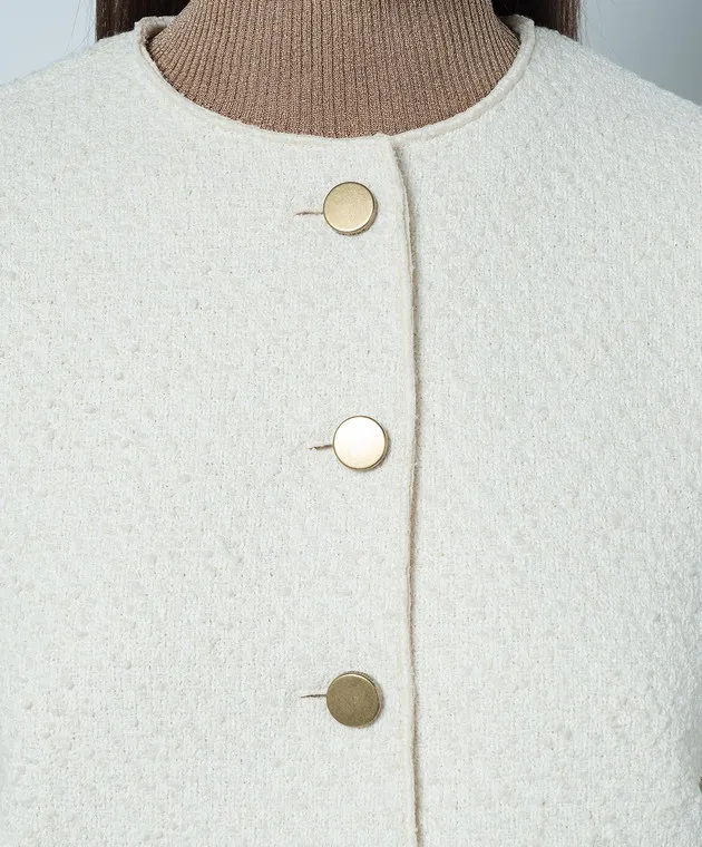 Philosophy di Lorenzo Serafini Beige jacket with wool