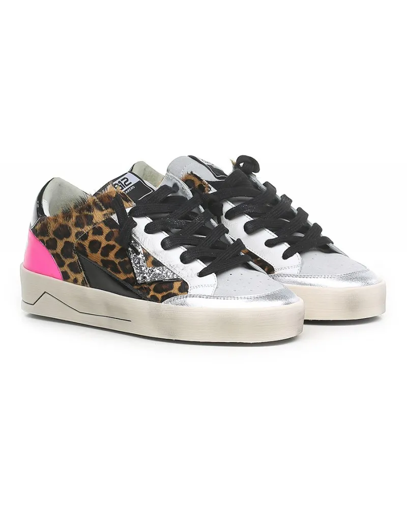 QUATTROB12 - KYLE D889 LEOPARD/FUXIA - Sneakers woman