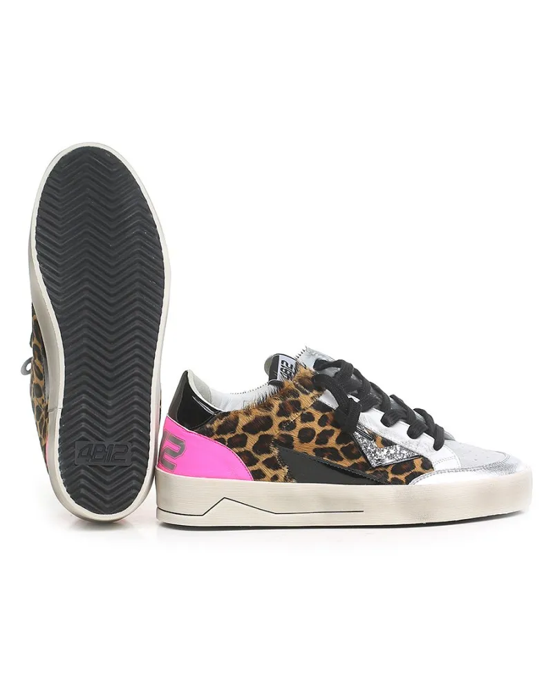 QUATTROB12 - KYLE D889 LEOPARD/FUXIA - Sneakers woman